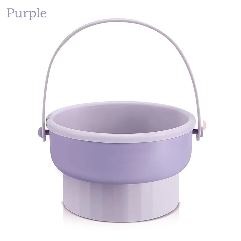 Silicone Washing Bowl with Brushes Scrubber
