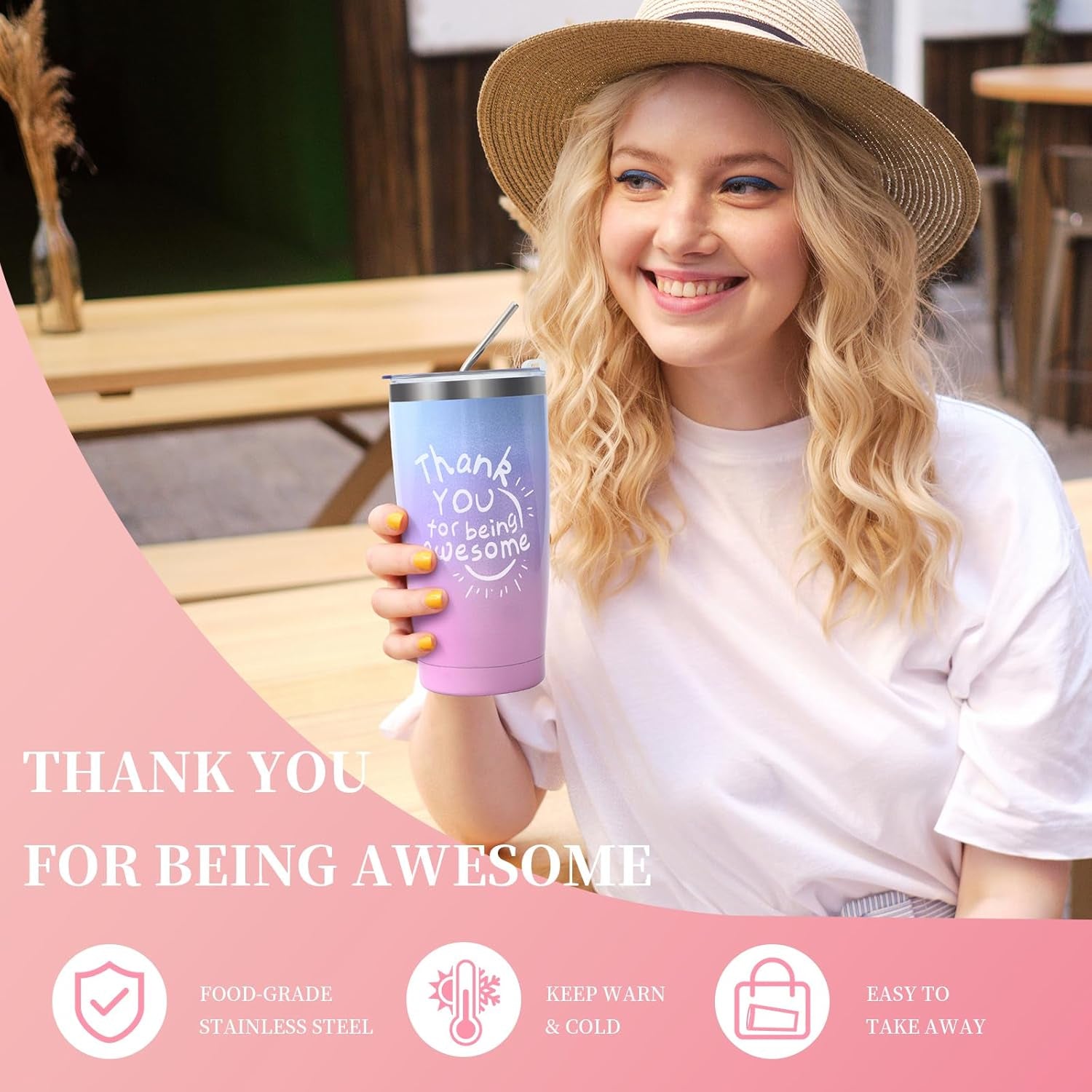 Birthday Gifts, Thank You, and Mothers Day Gifts for Women-Pink Rose Spa Gift Basket Set