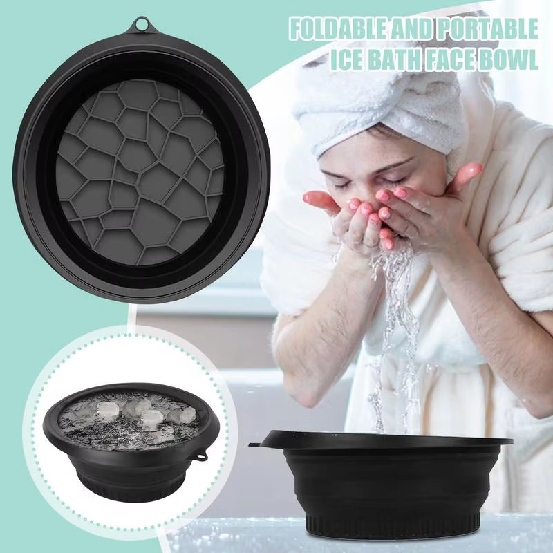 Portable Face Ice Bath Bowl