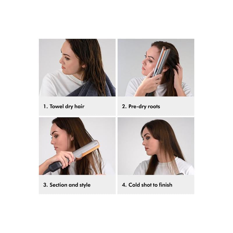 Airstrait Straightener in Ceramic Pink & Rose Gold