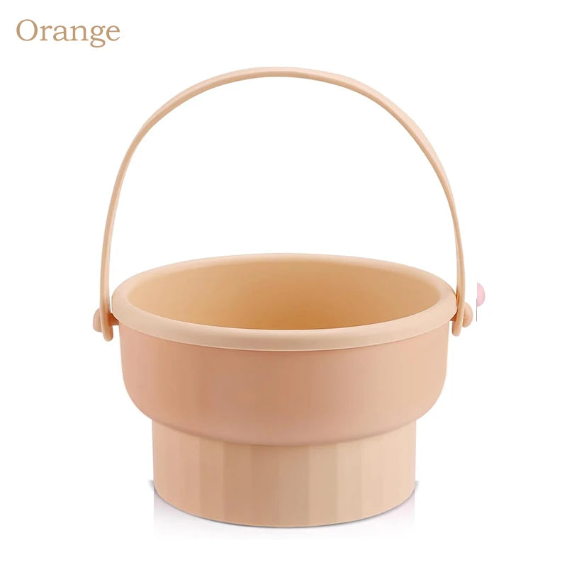 Silicone Washing Bowl with Brushes Scrubber 