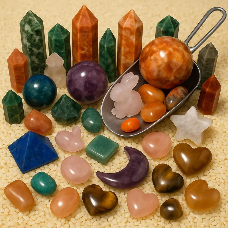 Crystal Energy Lucky Scoop | Raw Natural Crystals