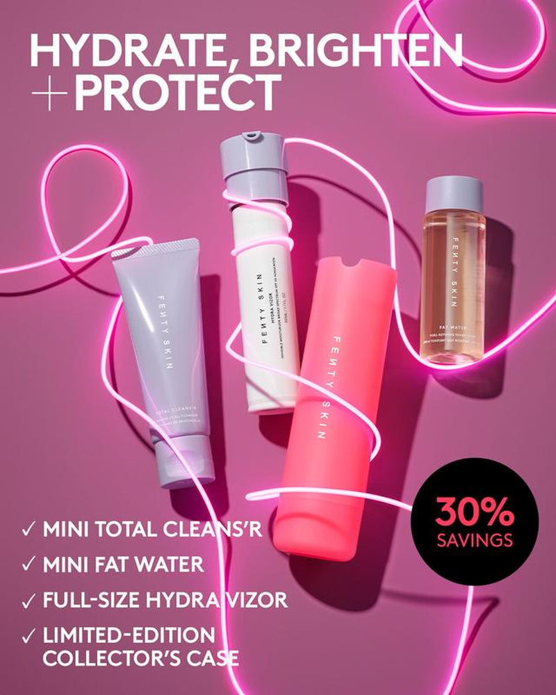 Skincare Cleanser, Toner, SPF Moisturizer + Collector'S Case Holiday Skincare Gift Set