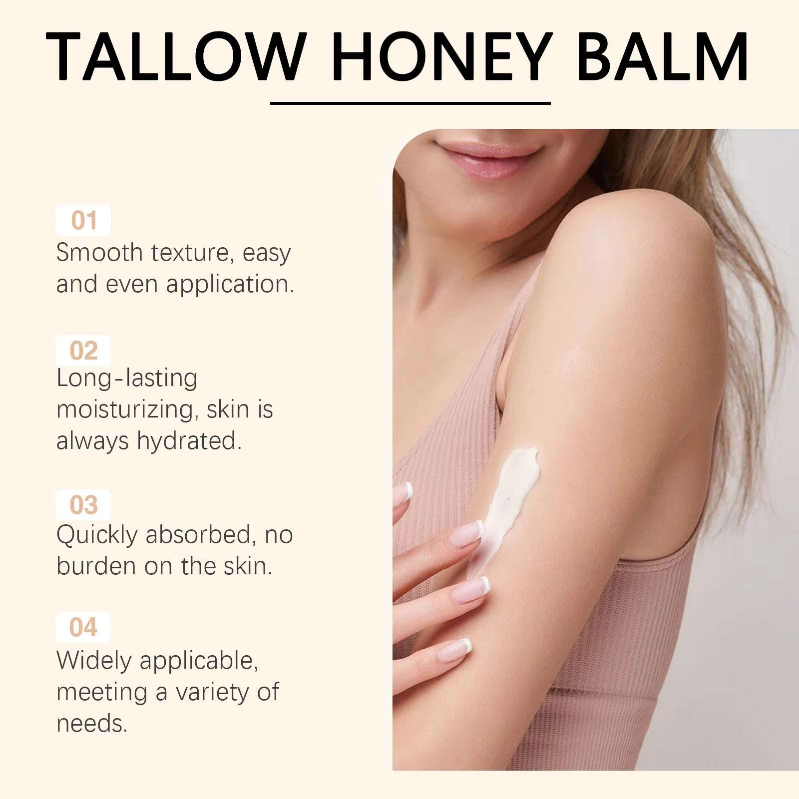 GlowMelt™ Whipped Tallow & Honey Skin Renewal Balm