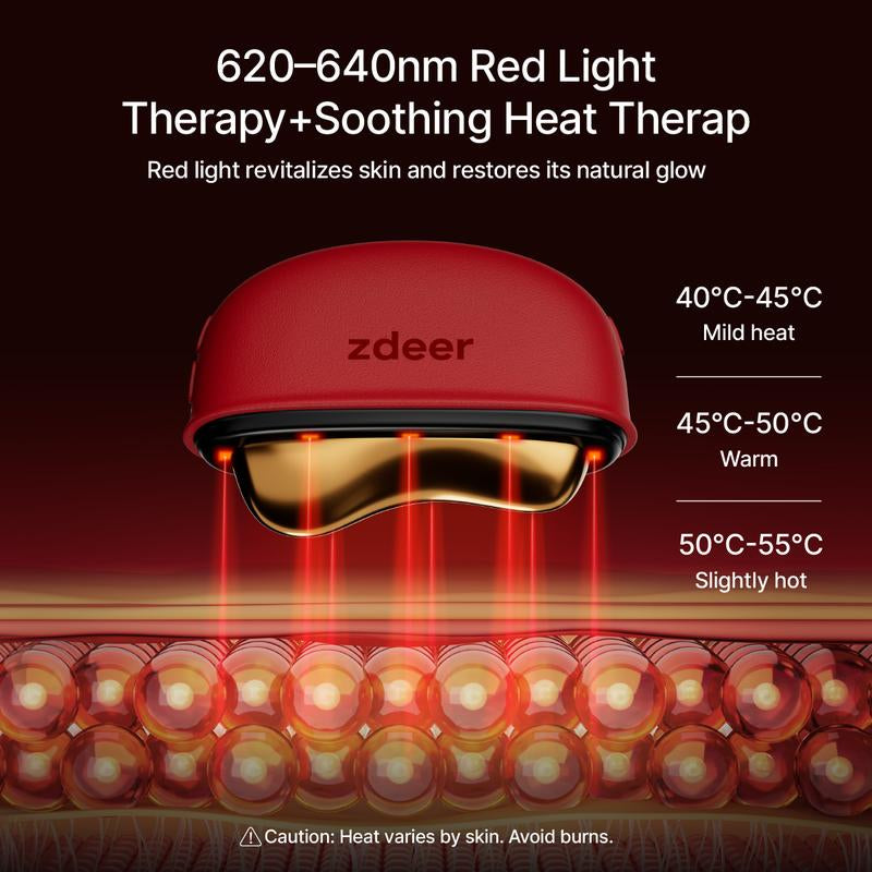 Facial Care Device with LED Red Light Therapy 
