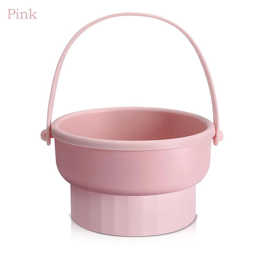 Silicone Washing Bowl with Brushes Scrubber 