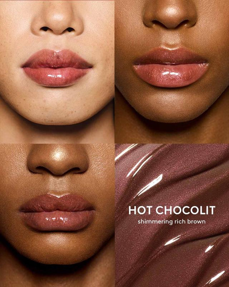 Fenty Beauty Chocolit Treatz Lip Luminizer + Lip Oil Duo Holiday Makeup Gift Set
